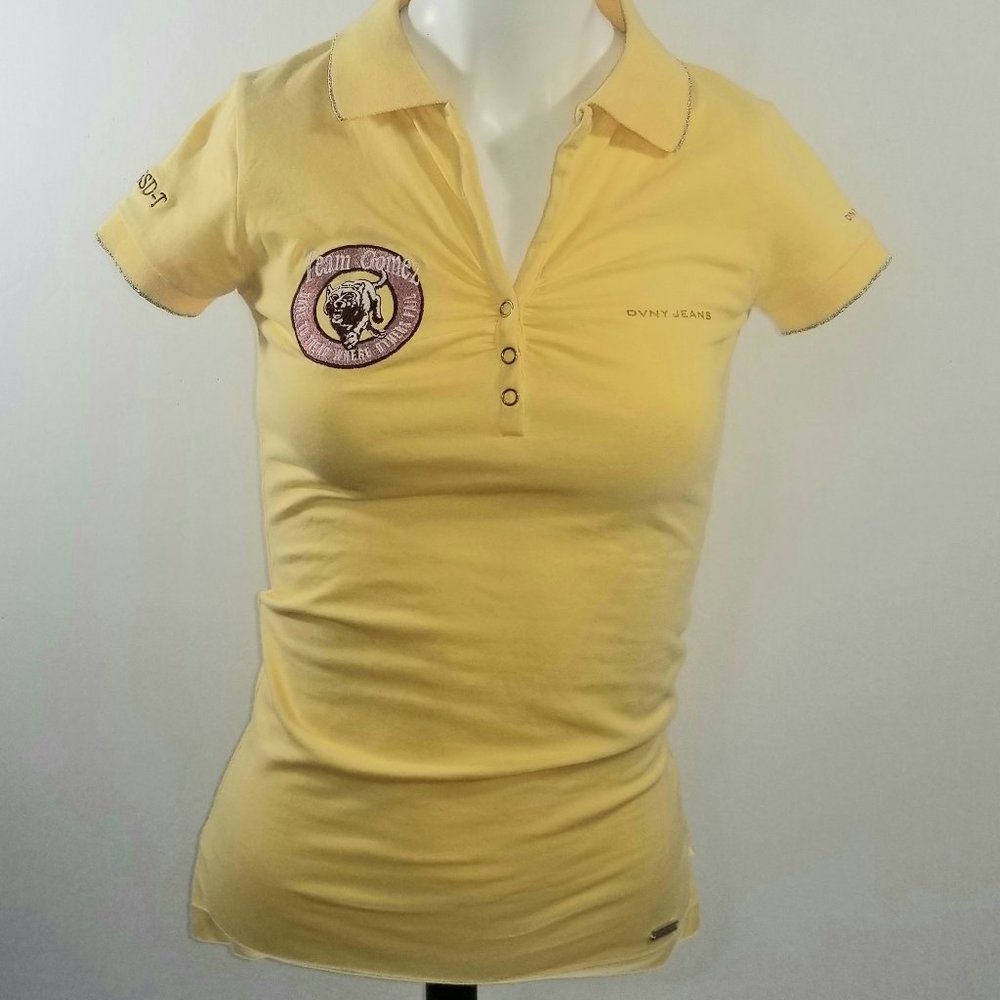 Top Model Young Girls Yellow Polo Size S